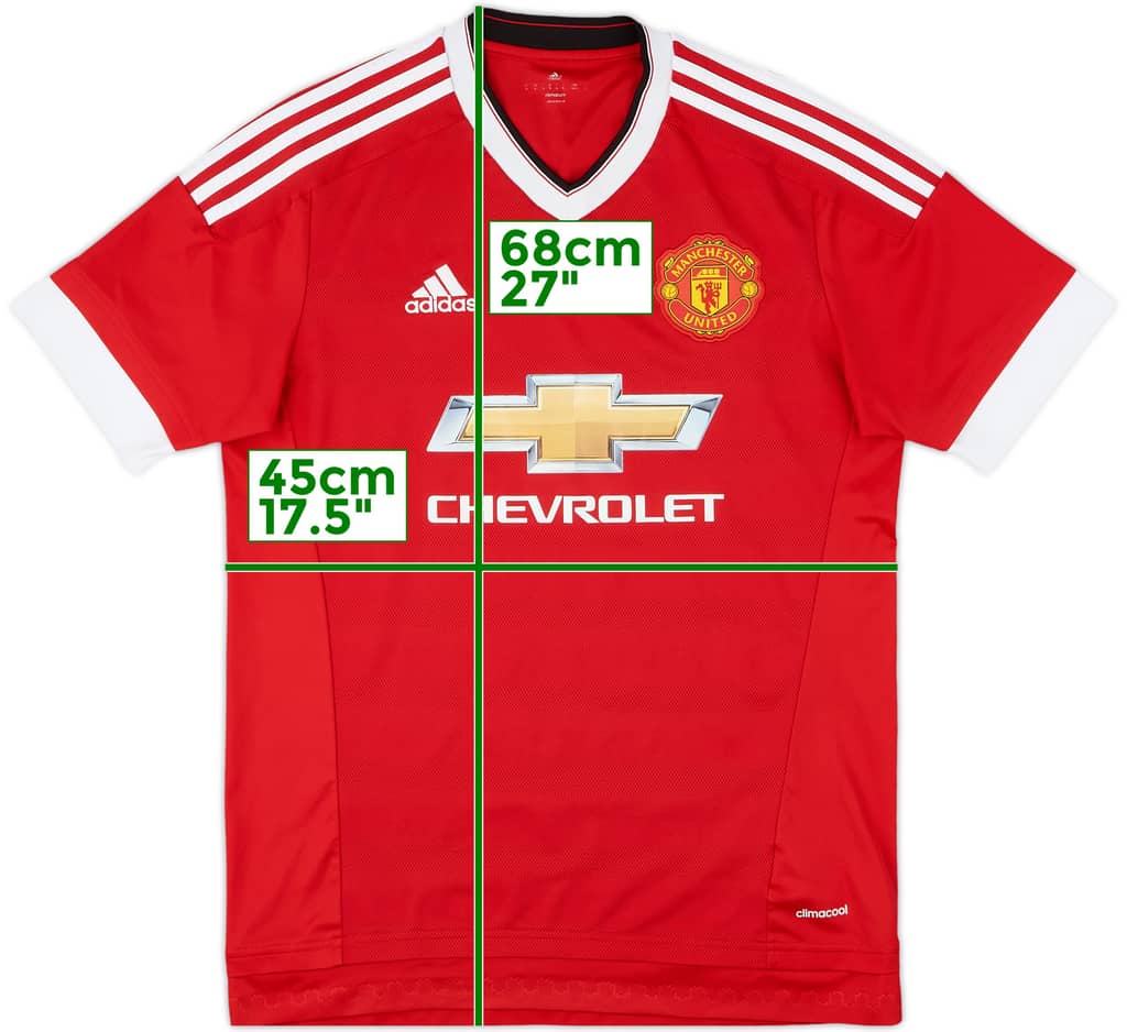 2015-16 Manchester United Home Shirt - 5/10 - (M)