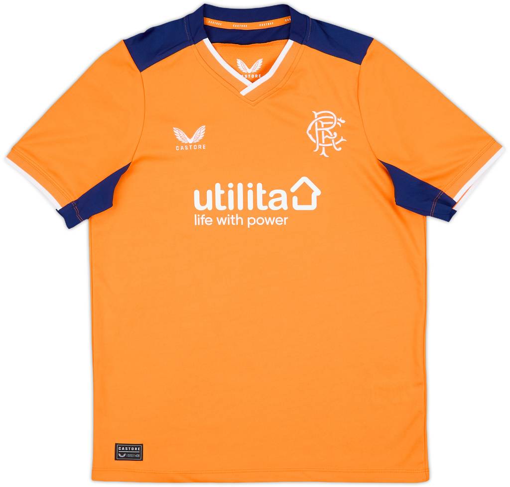 2022-23 Rangers Third Shirt - 10/10 - (XL.Boys)
