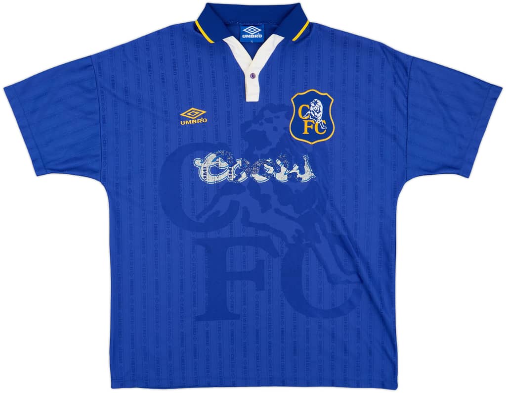 1995-97 Chelsea Home Shirt - 4/10 - (XL)