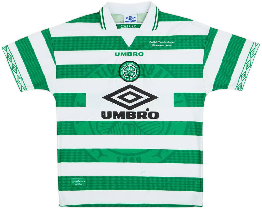 1997-99 Celtic Home Shirt - 5/10 - (L)