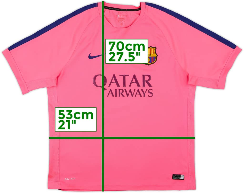2014-15 Barcelona Nike Training Shirt - 6/10 - (XL)