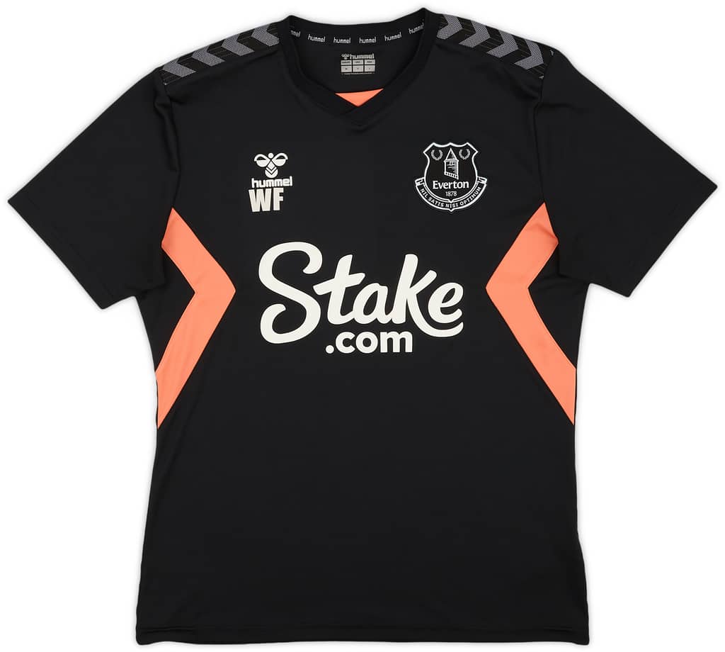 2020-21 Everton Staff Issue Hummel Training Shirt WF' - 8/10 - (M)