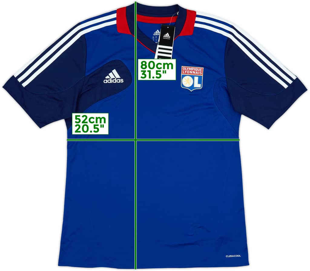 2012-13 Lyon adidas Training Shirt (L/XL)
