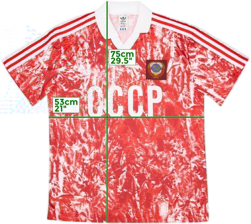1989-91 Soviet Union Home Shirt - 8/10 - (M)