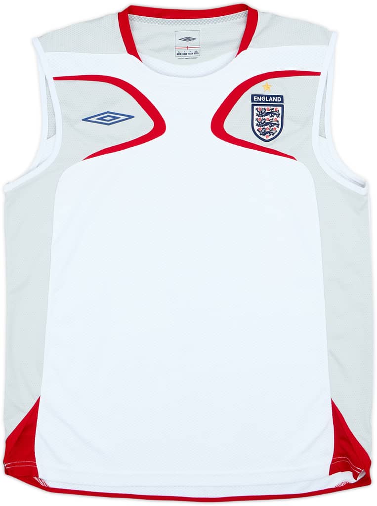 2007-08 England Umbro Training Vest - 7/10 - (XL)