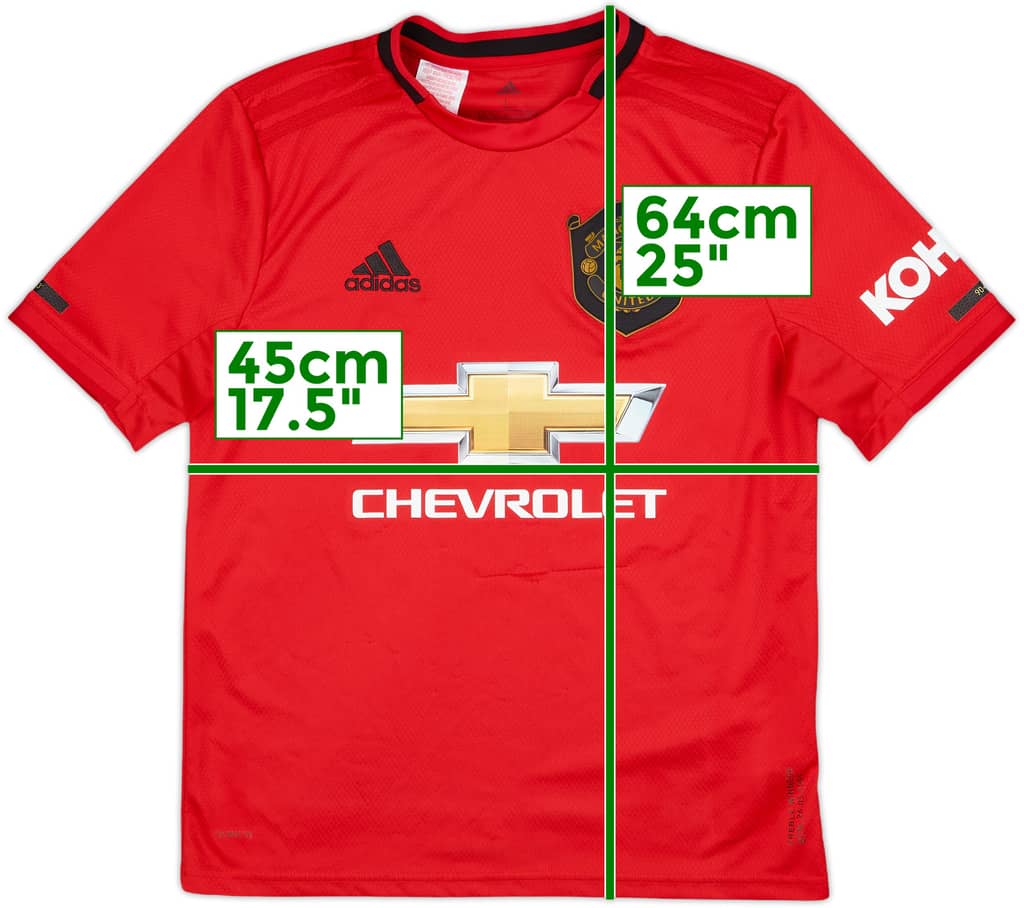 2019-20 Manchester United Home Shirt - 6/10 - (L.Boys)