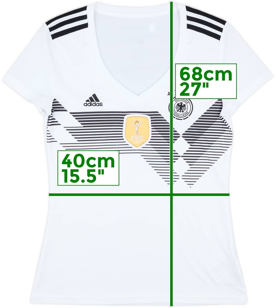 2018-19 Germany Home Shirt - 9/10 - (Women's M)
