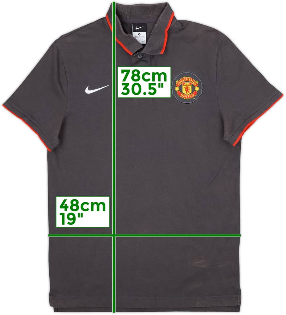 2010-11 Manchester United Nike Polo Shirt - 5/10 - (M)