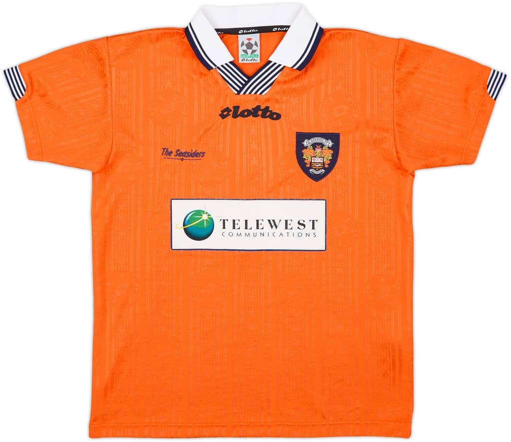 1997-99 Blackpool Home Shirt - 9/10 - (XL.Boys)