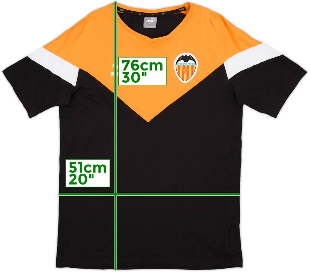 2019-20 Valencia Puma Cotton Tee - 9/10 - (M)