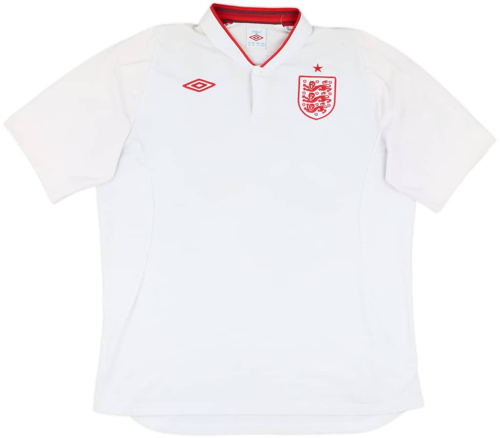 2012-13 England Home Shirt - 5/10 - (XL)