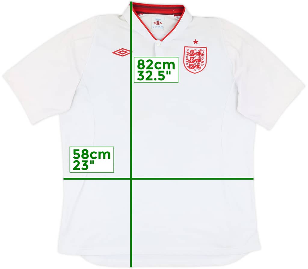 2012-13 England Home Shirt - 5/10 - (XL)