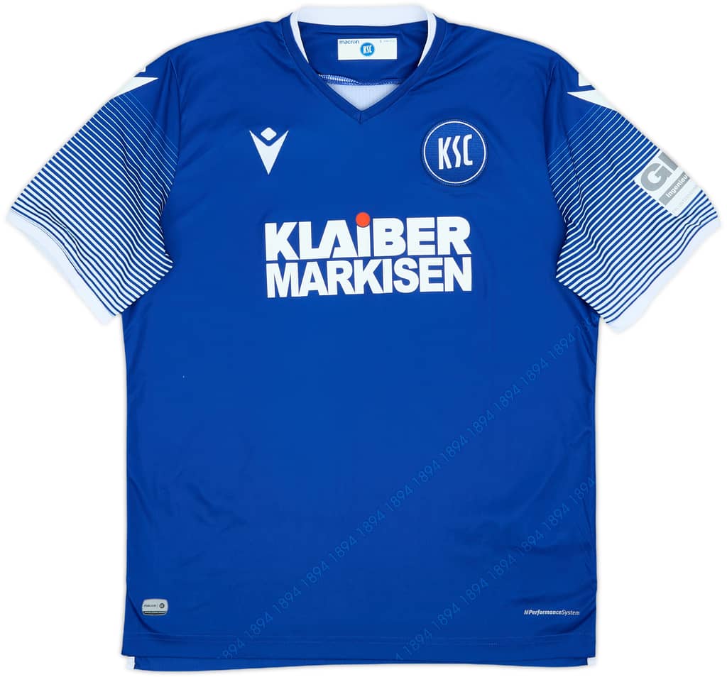 2019-20 Karlsruhe Home Shirt - 8/10 - (S)