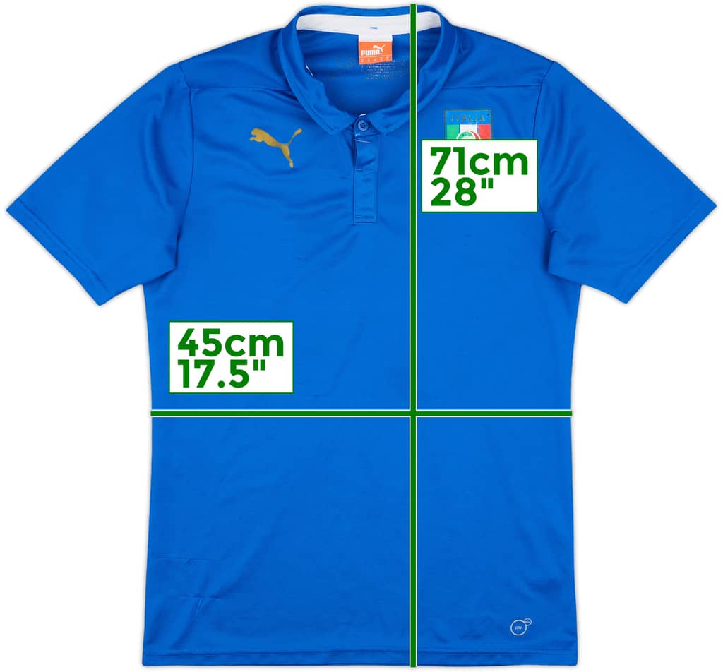 2014-15 Italy Basic Home Shirt - 6/10 - (M)