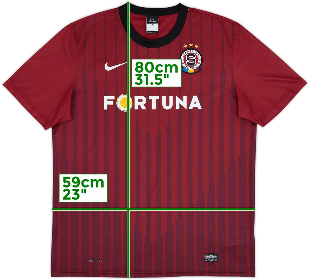 2011-12 Sparta Prague Home Shirt - 7/10 - (XL)