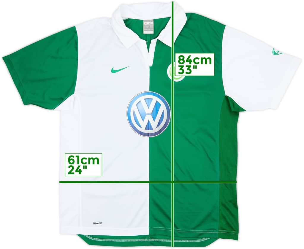 2007-08 Wolfsburg Home Shirt - 8/10 - (XL)