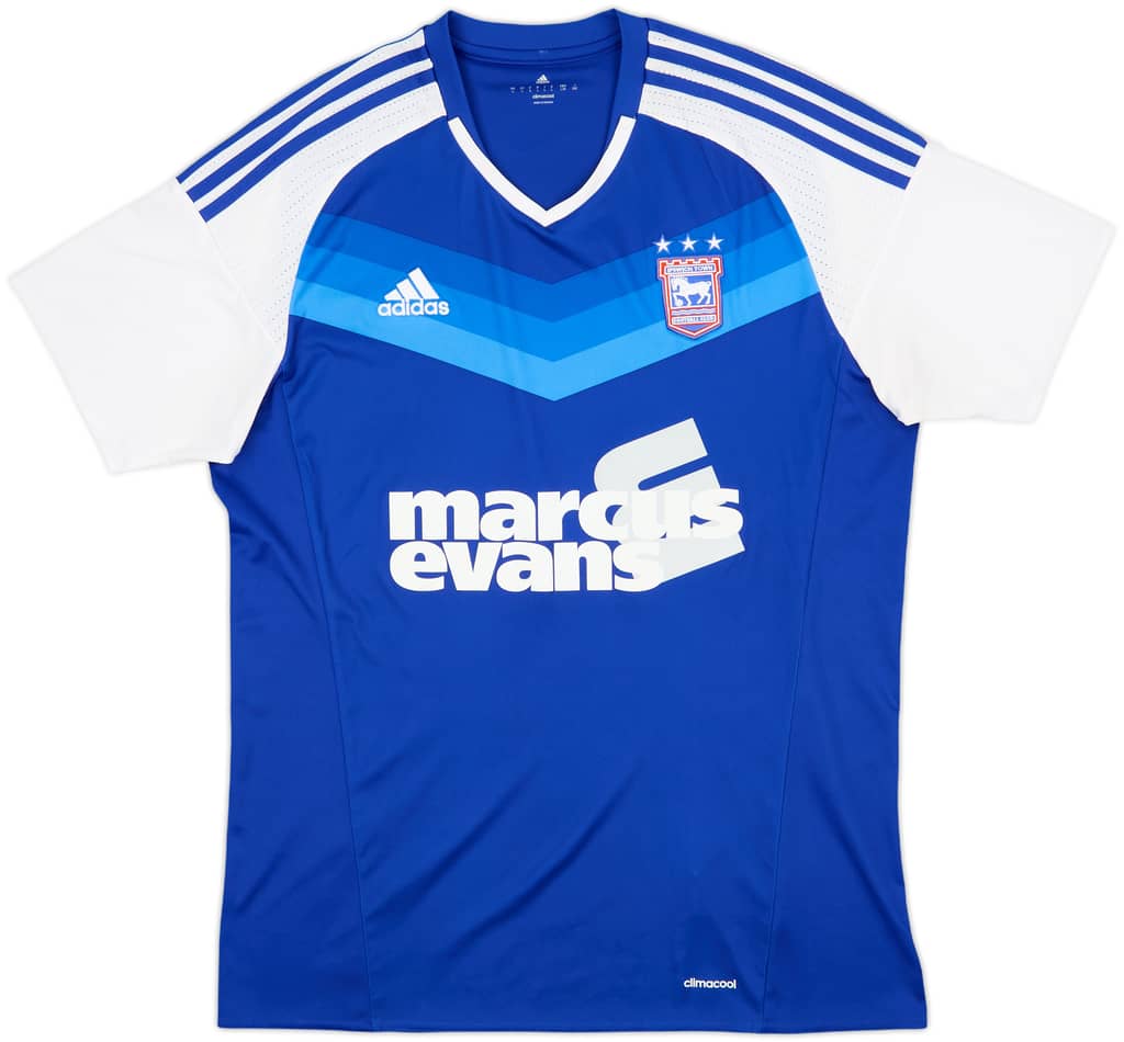 2016-17 Ipswich Home Shirt - 6/10 - (L)