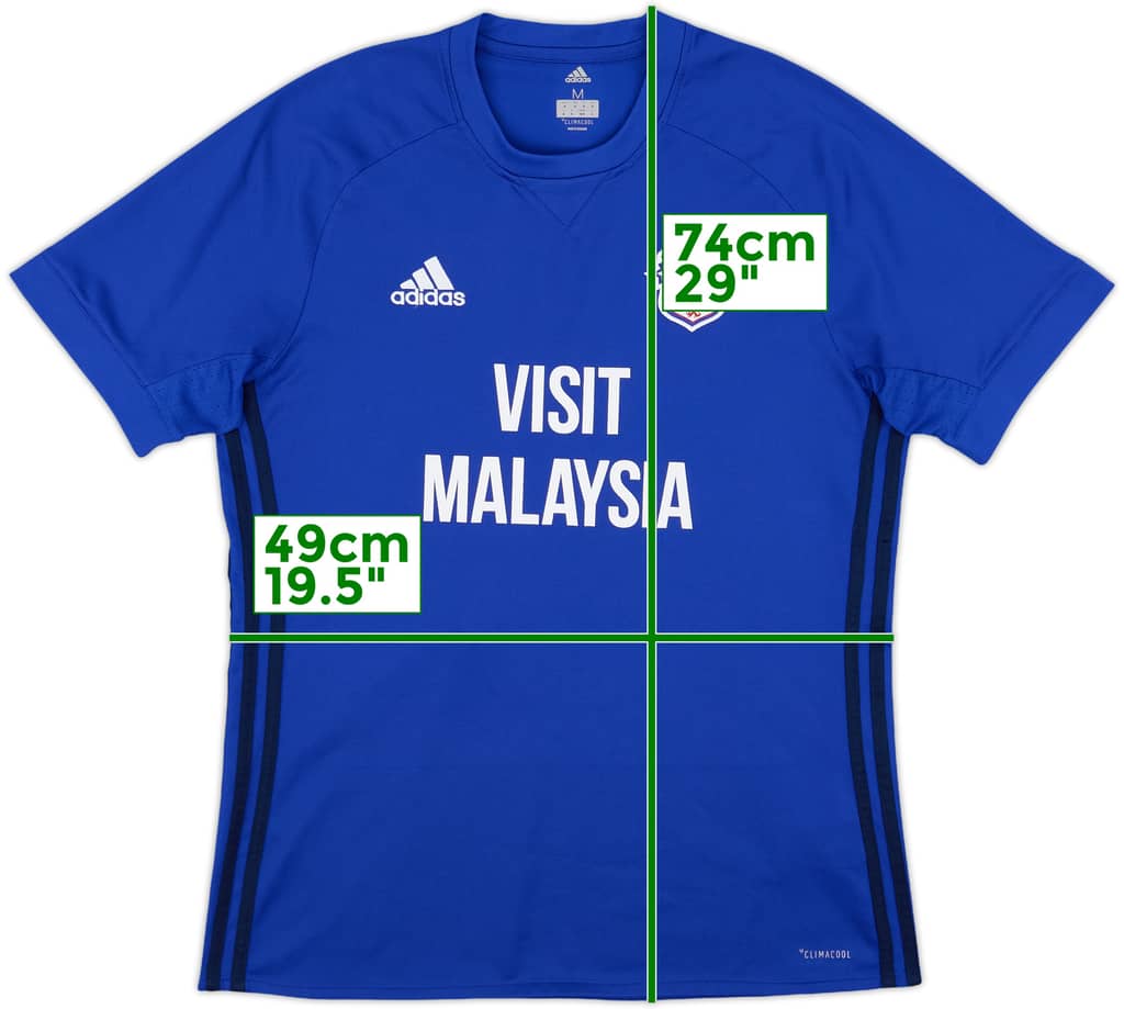 2017-18 Cardiff City Home Shirt - 8/10 - (M)