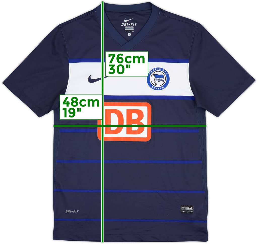 2011-12 Hertha Berlin Home Shirt - 8/10 - (S)