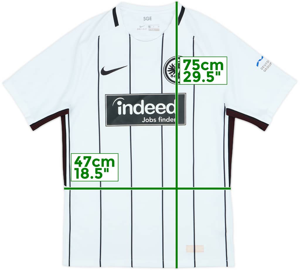 2017-18 Eintracht Frankfurt Home Shirt - 7/10 - (S)