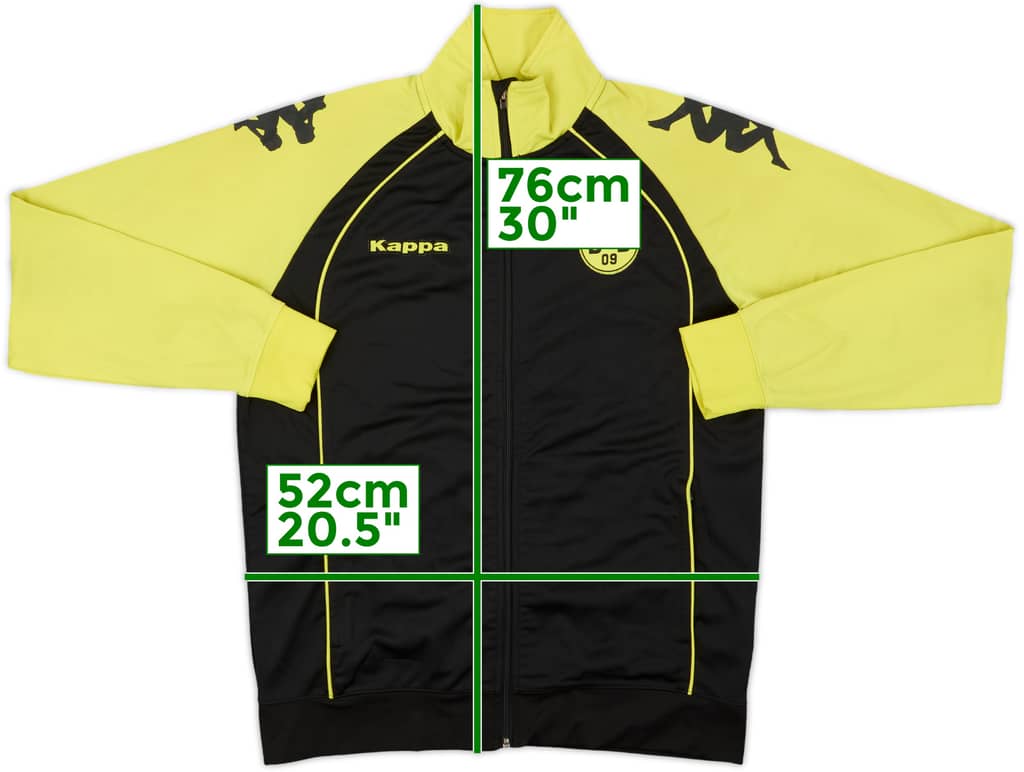 2010-11 Borussia Dortmund Kappa Track Jacket - 7/10 - (L)