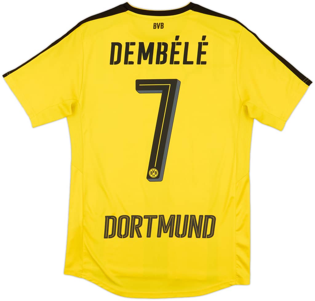2016-17 Borussia Dortmund Home Shirt Dembele #7 - 8/10 - (S)