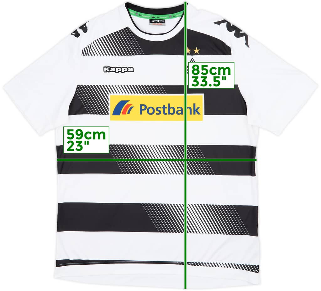 2016-17 Borussia Monchengladbach Home Shirt - 8/10 - (XXL)