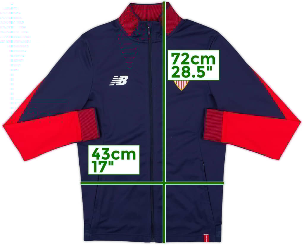 2017-18 Sevilla New Balance Track Jacket - 10/10 - (S)