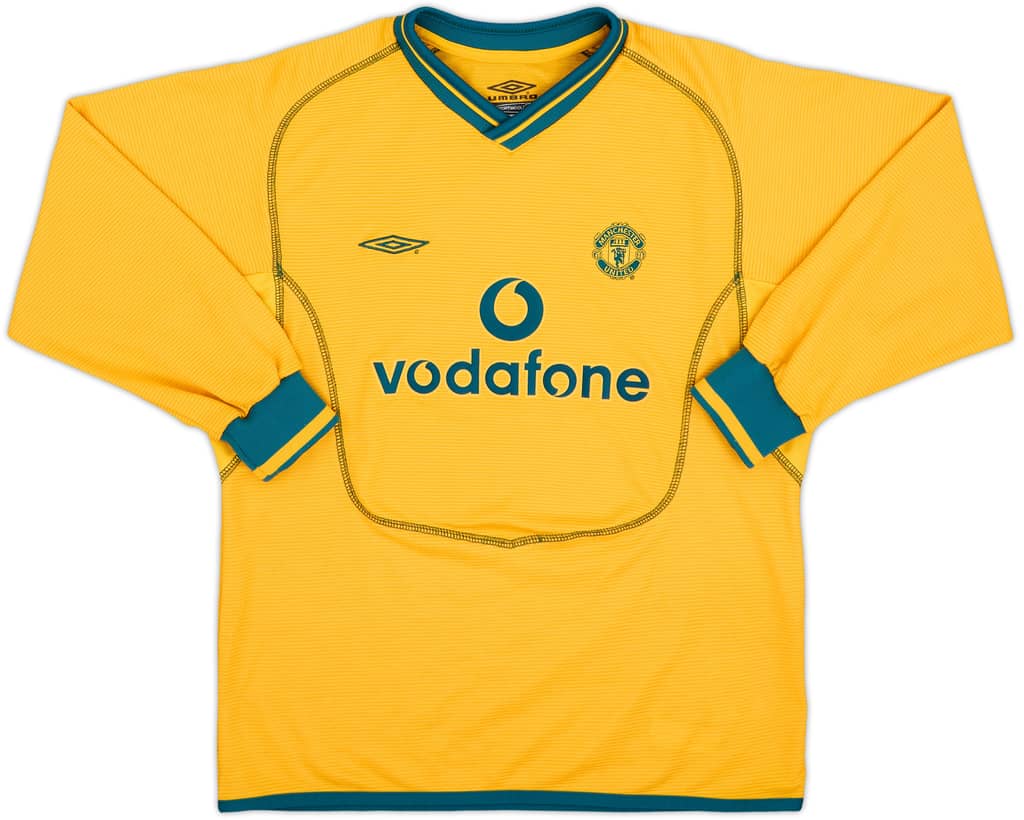 2000-02 Manchester United GK Shirt - 8/10 - (L.Boys)