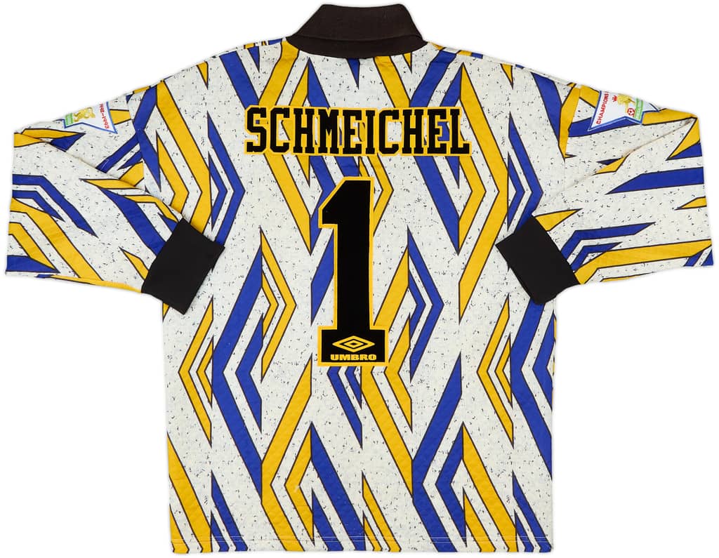 1993-94 Manchester United GK Shirt Schmeichel #1 - 6/10 - (S)