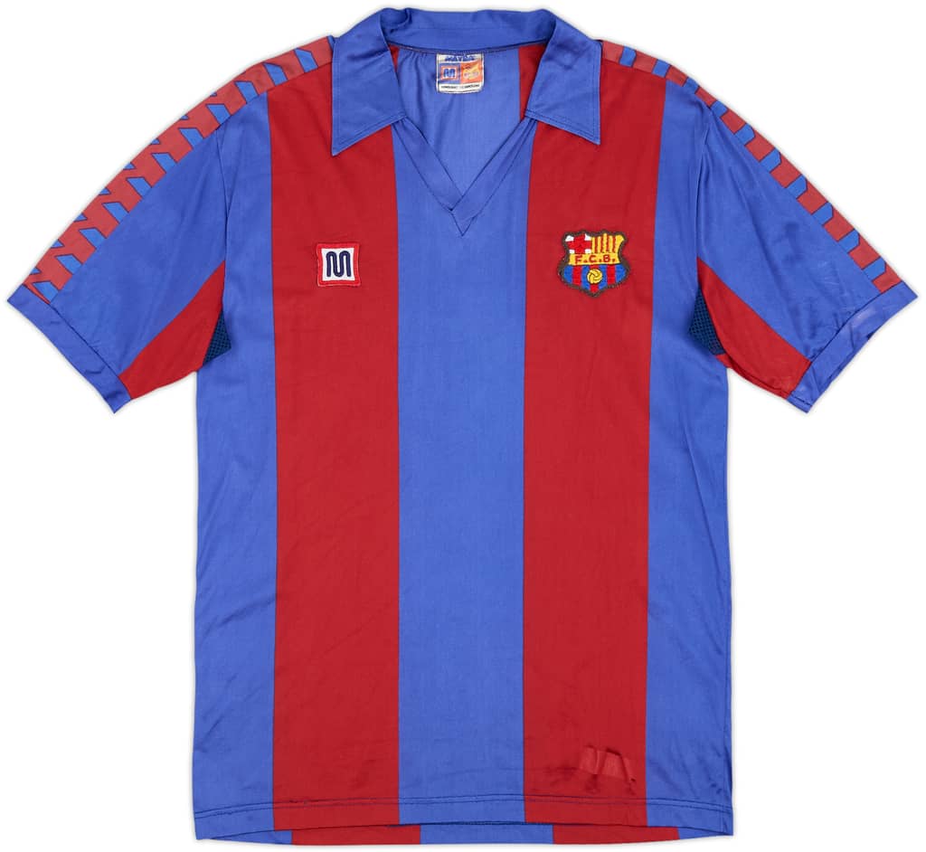 1984-89 Barcelona Home Shirt - 8/10 - (S)