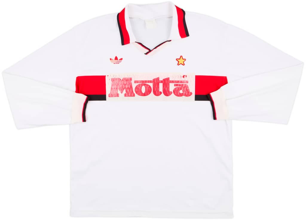 1992-93 AC Milan Away L/S Shirt - 5/10 - (L)