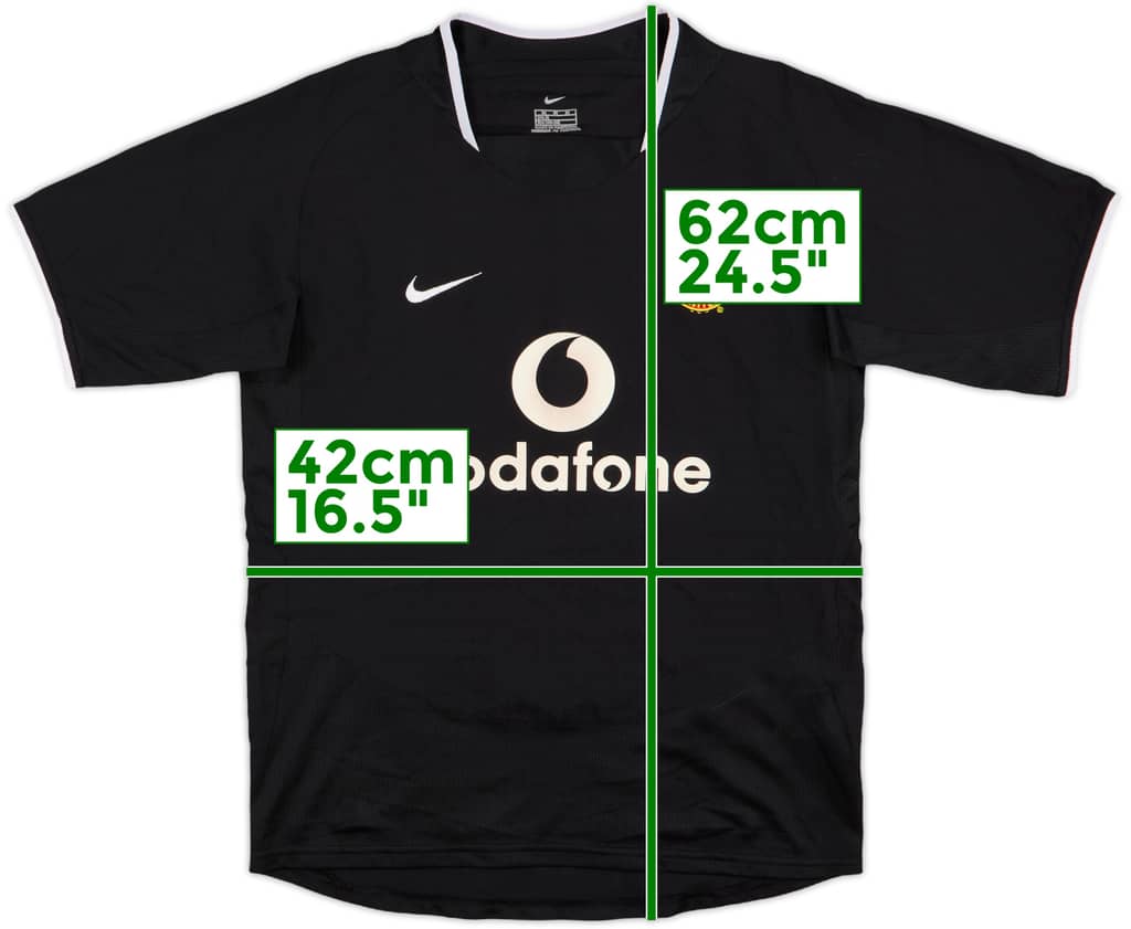 2003-05 Manchester United Away Shirt - 7/10 - (M.Boys)