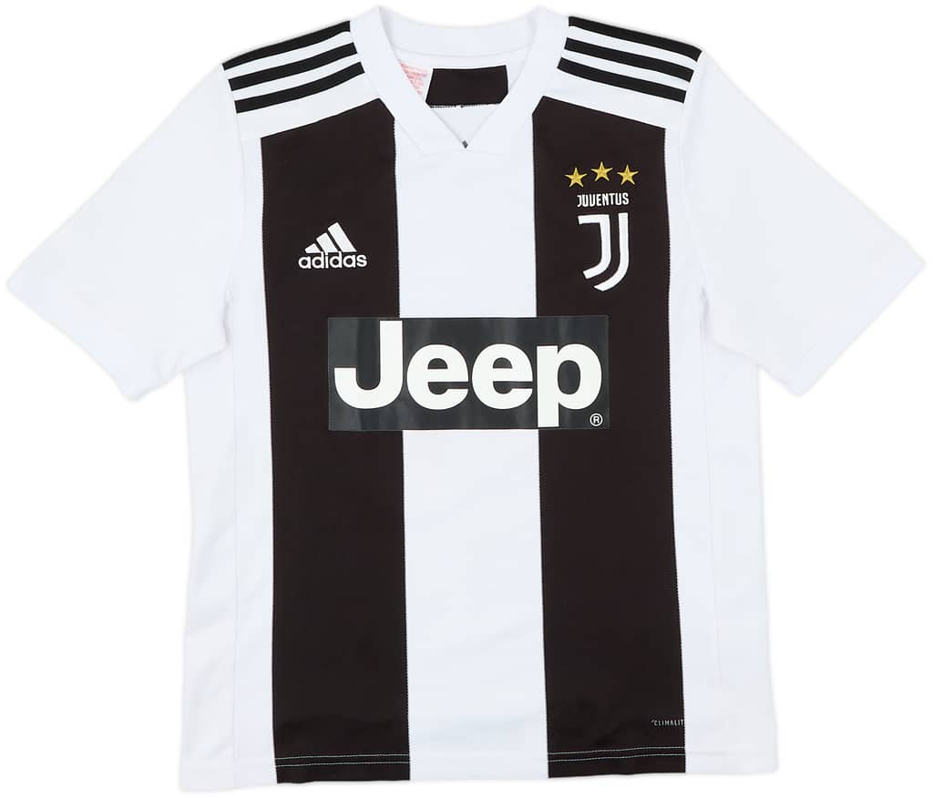 2018-19 Juventus Home Shirt Ronaldo #7 - 8/10 - (L.Boys)