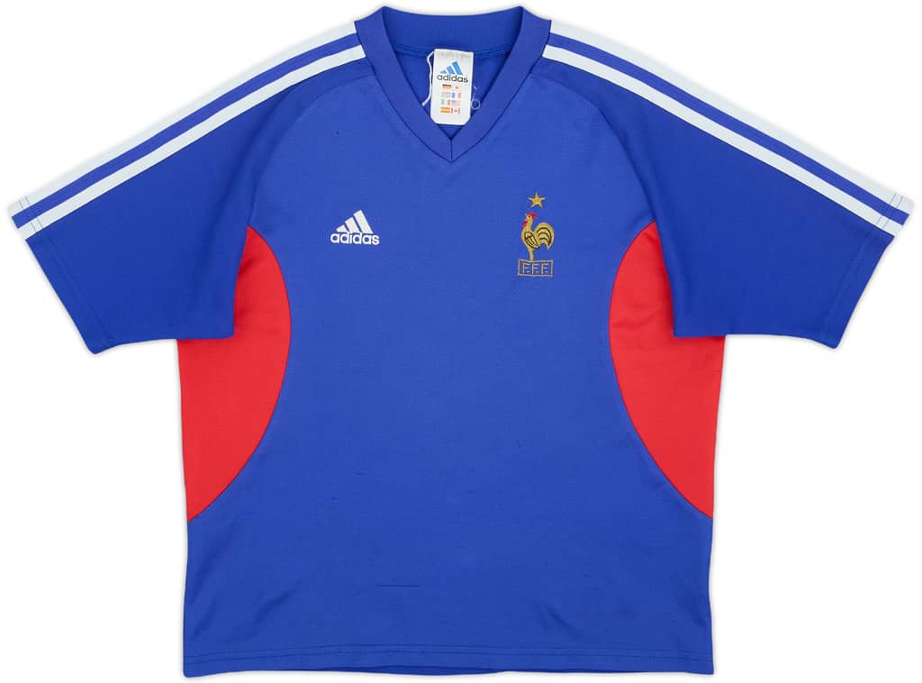 2002-04 France Home Shirt - 6/10 - (M.Boys)