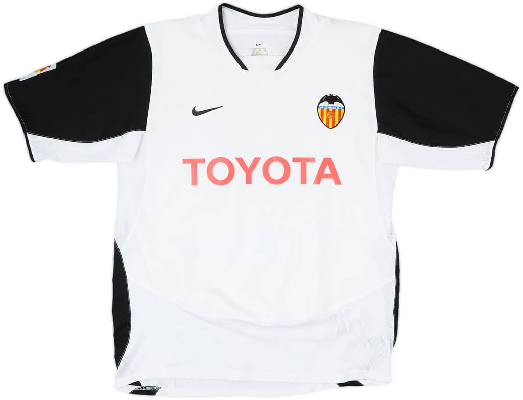 2004-05 Valencia Home Shirt Aimar #21 - 4/10 - (XL.Boys)