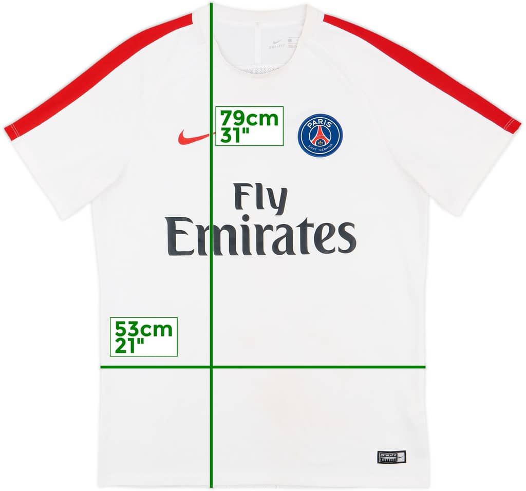 2016-17 Paris Saint-Germain Nike Training Shirt - 8/10 - (L)