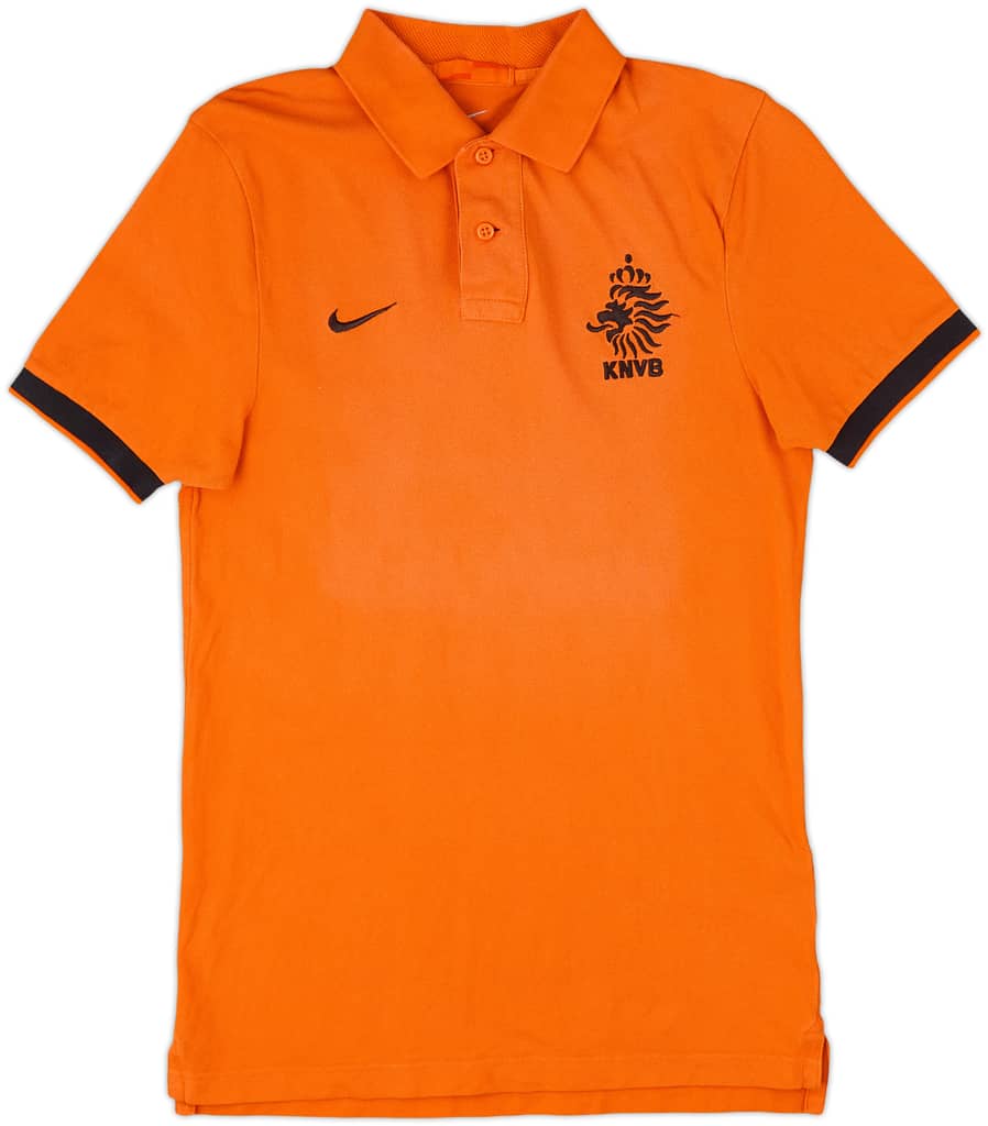 2012-13 Netherlands Nike Polo Shirt - 9/10 - (S)