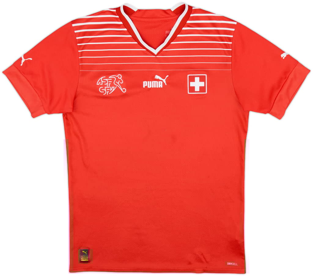2022-23 Switzerland Home Shirt - 8/10 - (S)