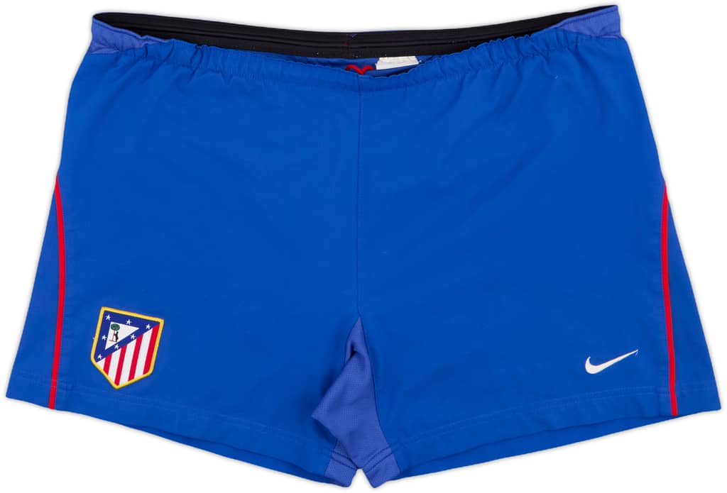 2003-04 Atletico Madrid Home Shorts - 9/10 - (L)