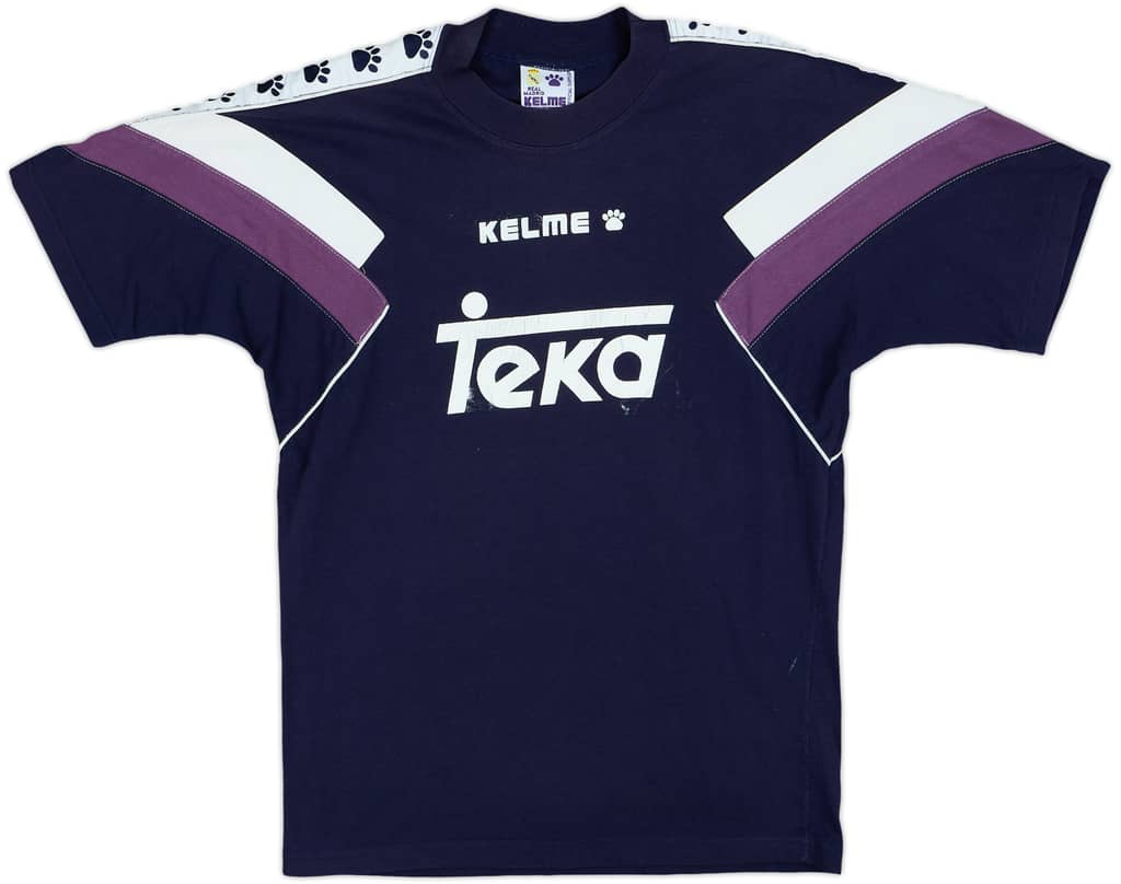 1997-98 Real Madrid Kelme Cotton Tee - 6/10 - (S)