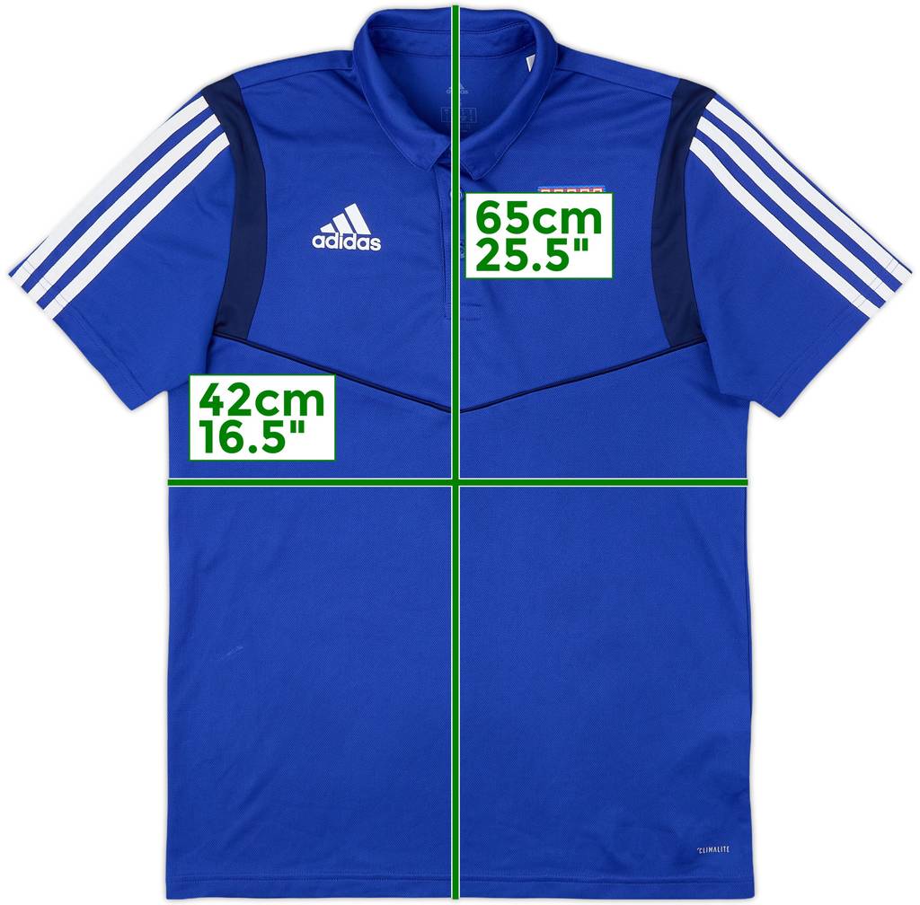 2019-20 Ipswich Town adidas Polo Shirt - 9/10 - (S)
