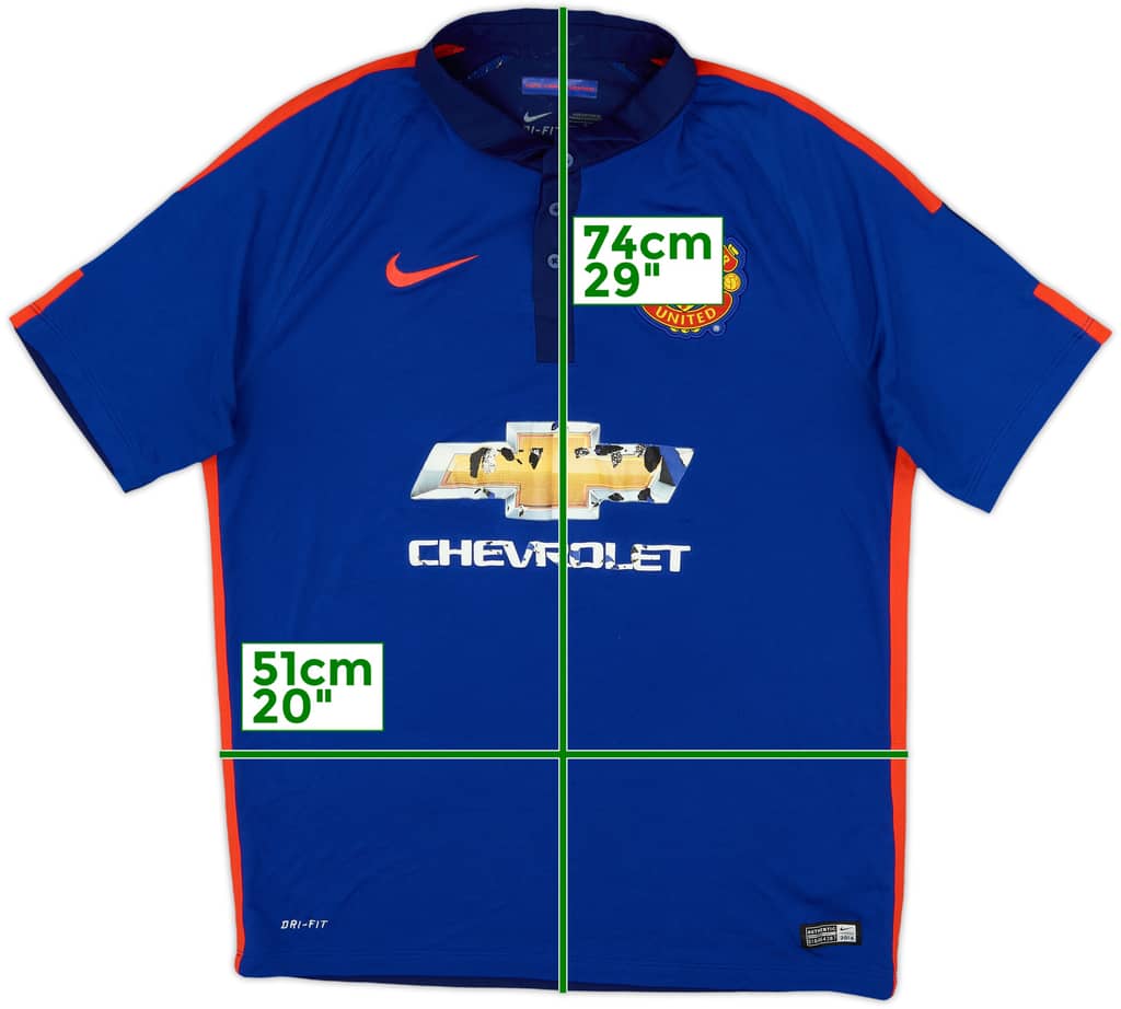 2014-15 Manchester United Third Shirt - 4/10 - (L)