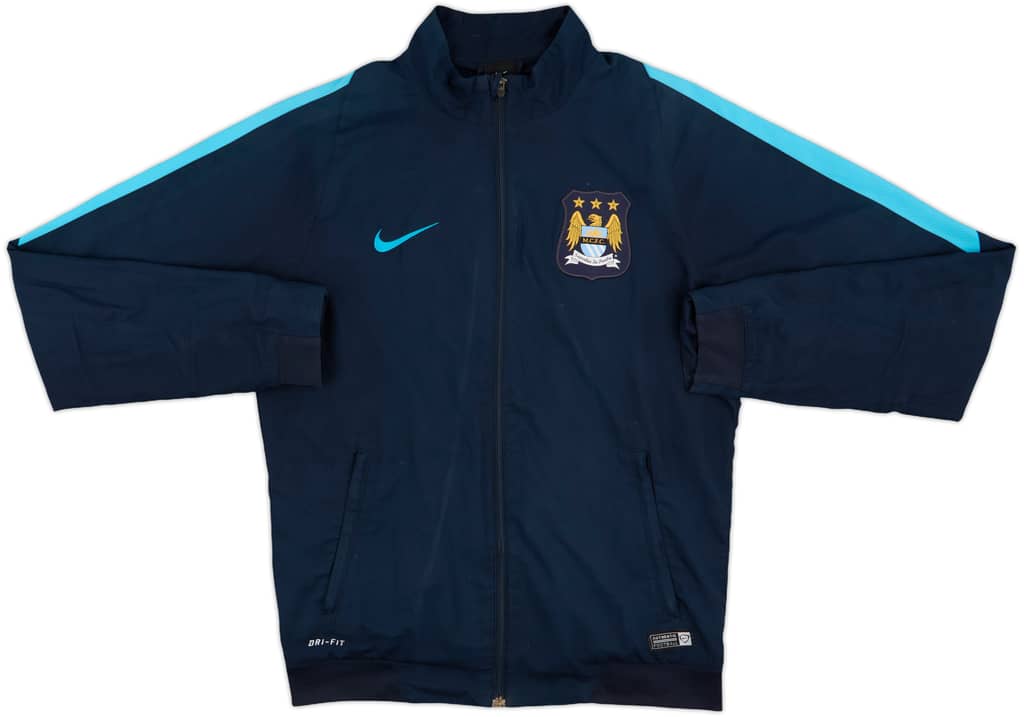 2015-16 Manchester City Nike Track Jacket - 8/10 - (M)