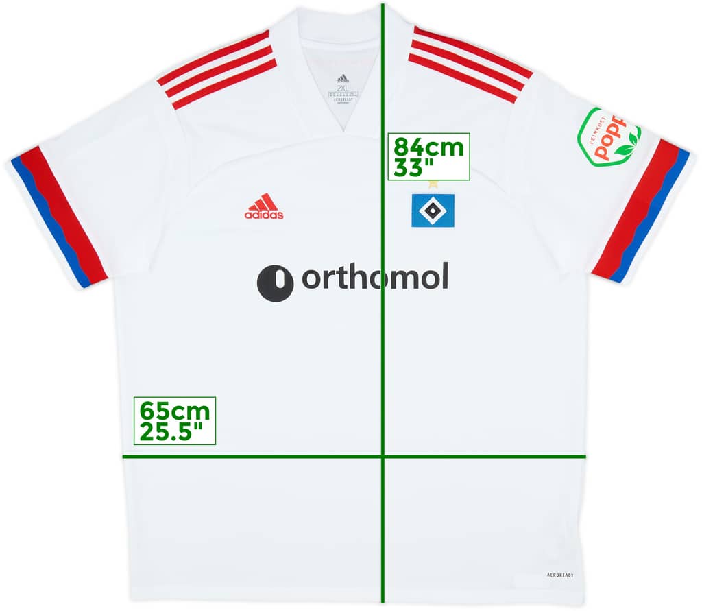 2020-21 Hamburg Home Shirt - 9/10 - (XXL)