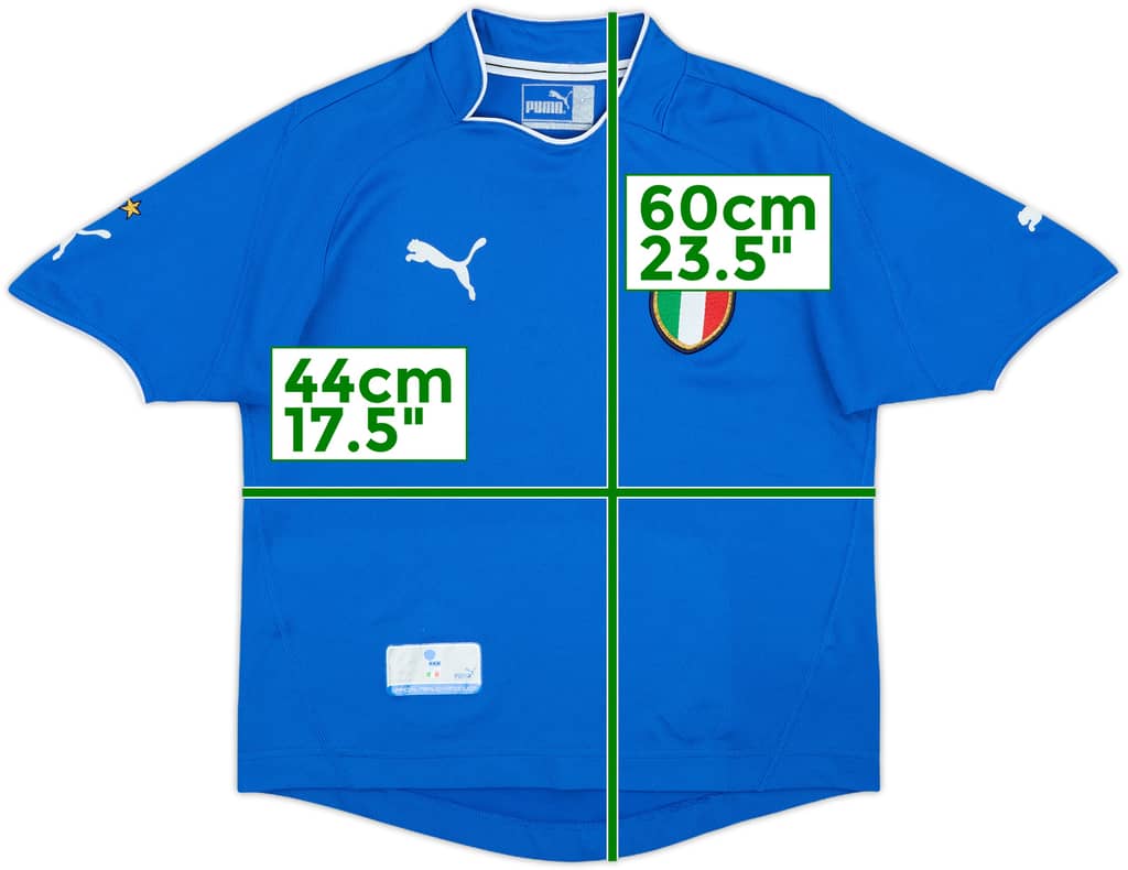 2003-04 Italy Home Shirt - 9/10 - (L.Boys)