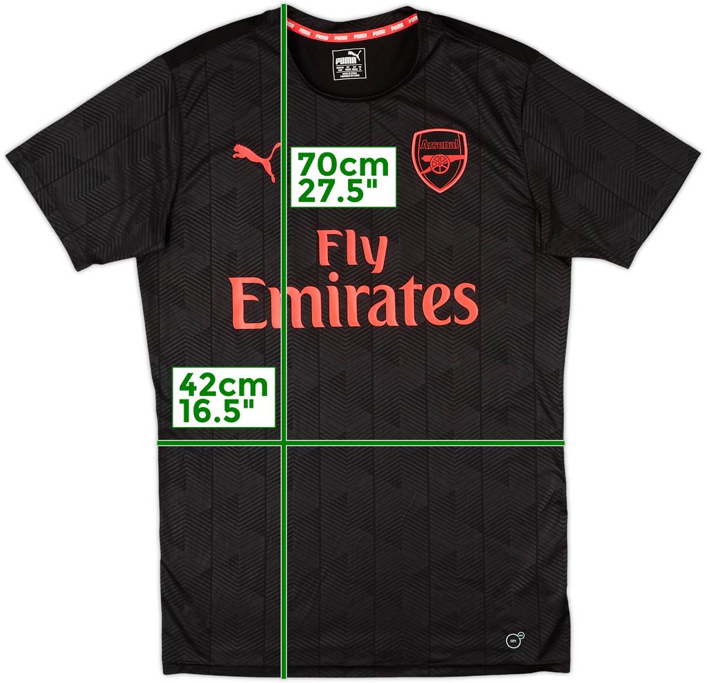 2017-18 Arsenal Puma Training Shirt - 9/10 - (M)