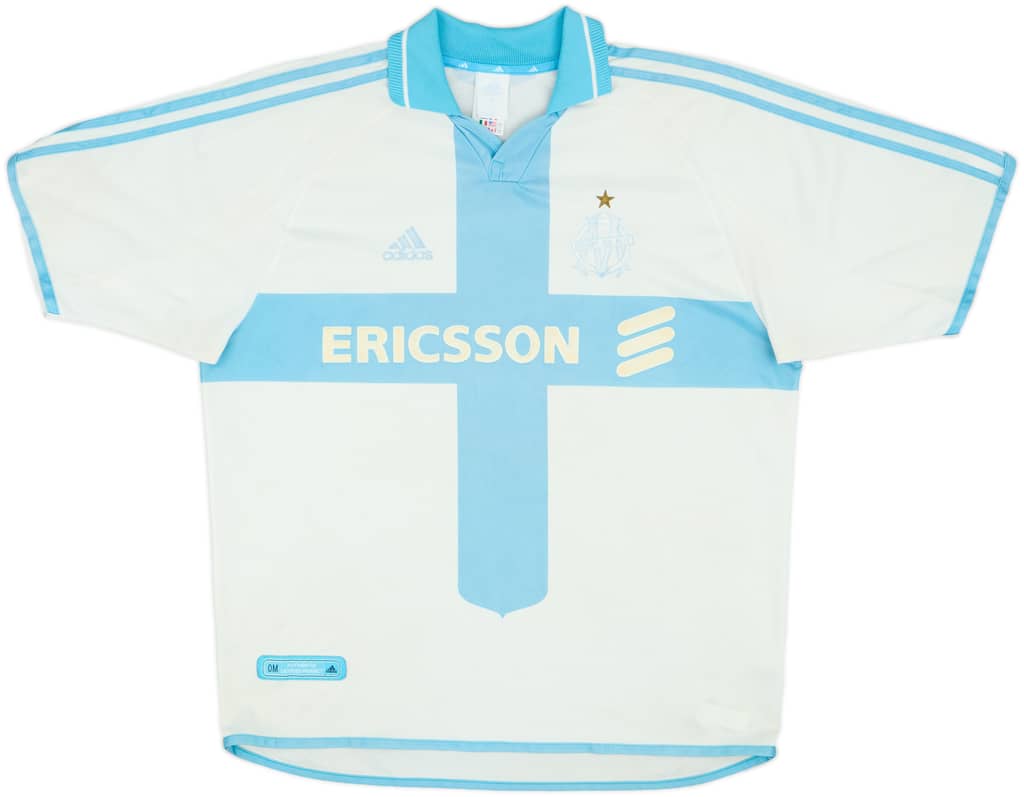2000-01 Olympique Marseille Home Shirt - 4/10 - (L)