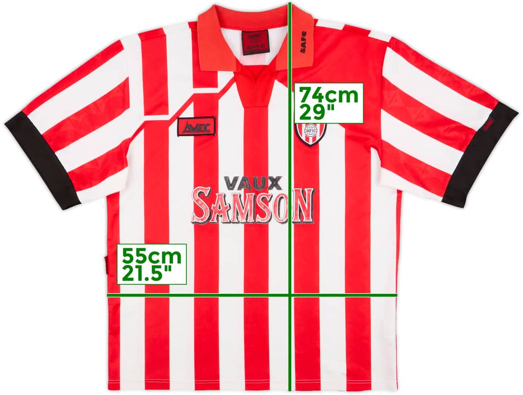 1994-96 Sunderland Home Shirt - 6/10 - (M)
