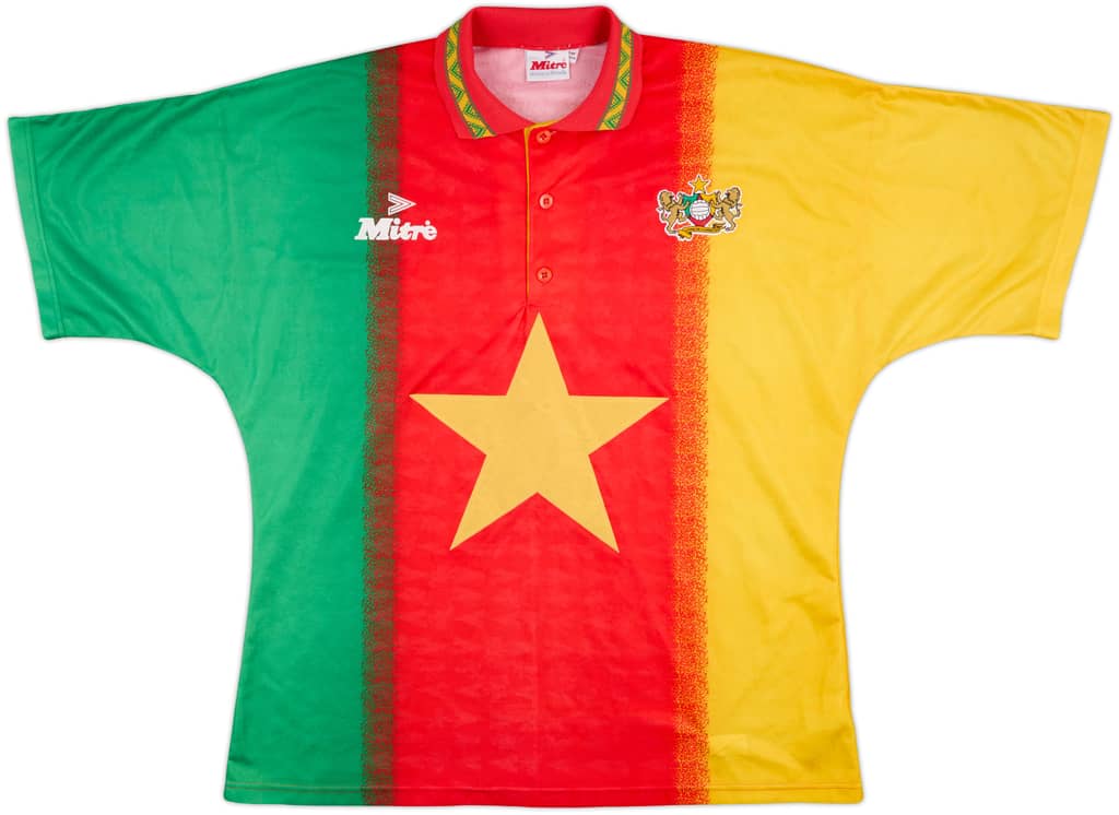 1994-95 Cameroon Home Shirt - 8/10 - (XL)